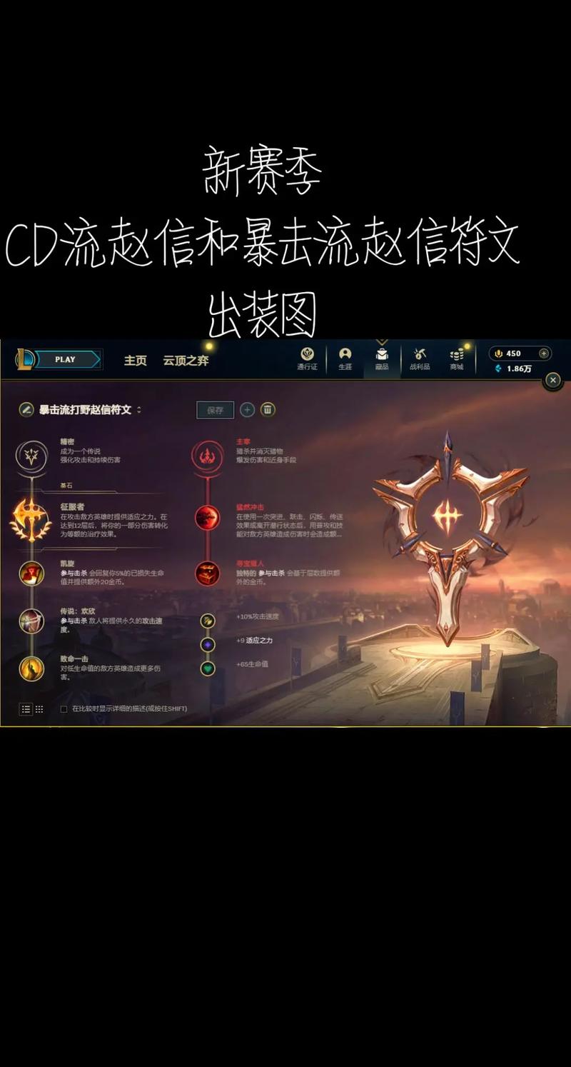 赵信打上单行不行啊?大神教你上单赵信半肉出装思路!