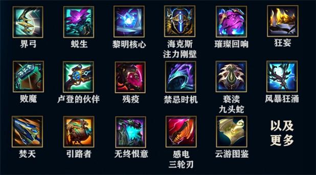 英雄联盟老装备大盘点,看看你认识几个?