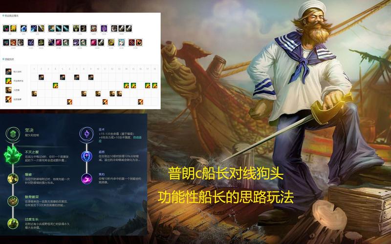 英雄联盟船长技能怎么连招？上单霸主连招教学！