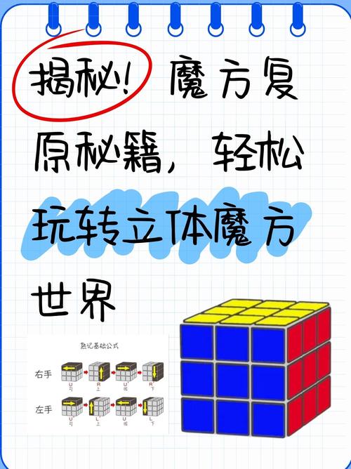 魔方怎么玩？七步图解公式口诀轻松还原！