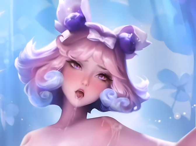 谁有王者荣耀阿离嘴巴里含着口水的原图？求分享！