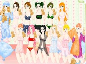 美眉脱衣小游戏