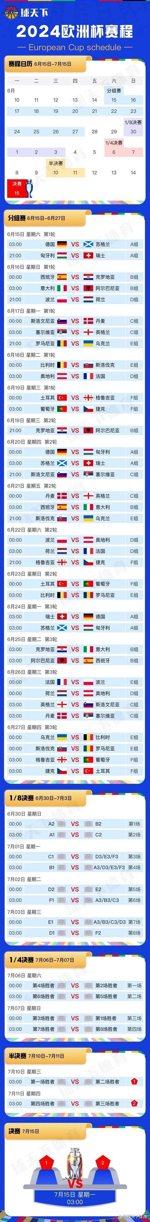 欧冠杯2021赛程表完整版,从小组赛到决赛全都有!