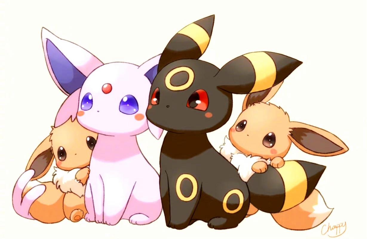 有哪些超可爱的神奇宝贝萌图?皮卡丘伊布图集来了!