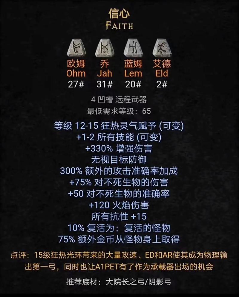 暗黑符文有什么用？看完这篇你就全明白了！