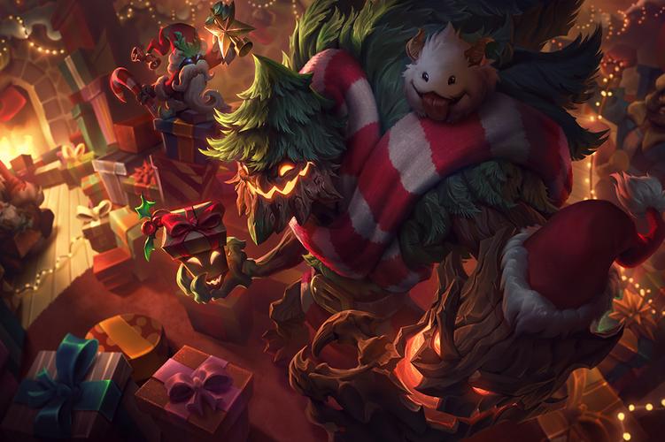 喜庆之树茂凯皮肤预览,这款新年限定皮肤到底长啥样?