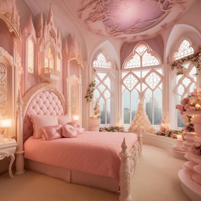 想要一个公主的卧室?这几个布置技巧必须get!