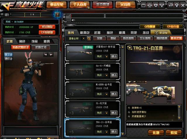 cf金牛座多少钱,cf个人召集币有什么用?